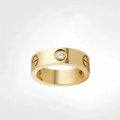 Luxury Brand Screw Fit Ring