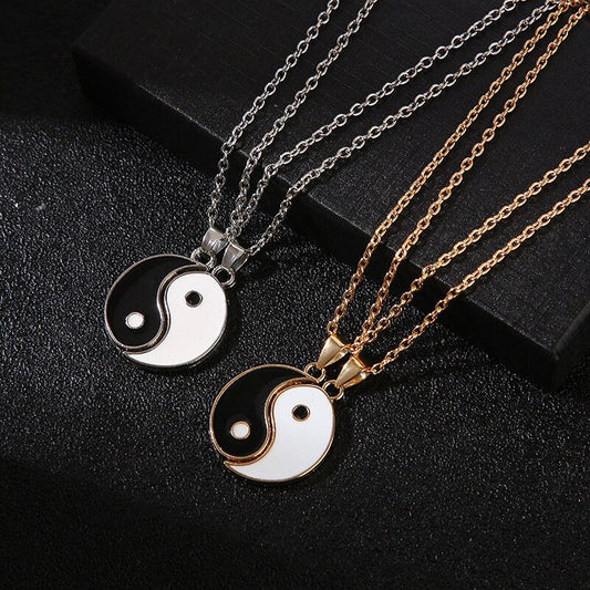 Ying & Yang Double Spilt Friendship Necklace