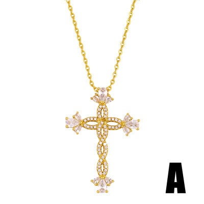 Cross Style Necklace