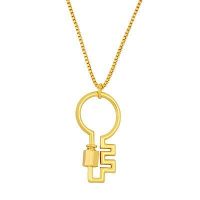 Gold Key Necklace