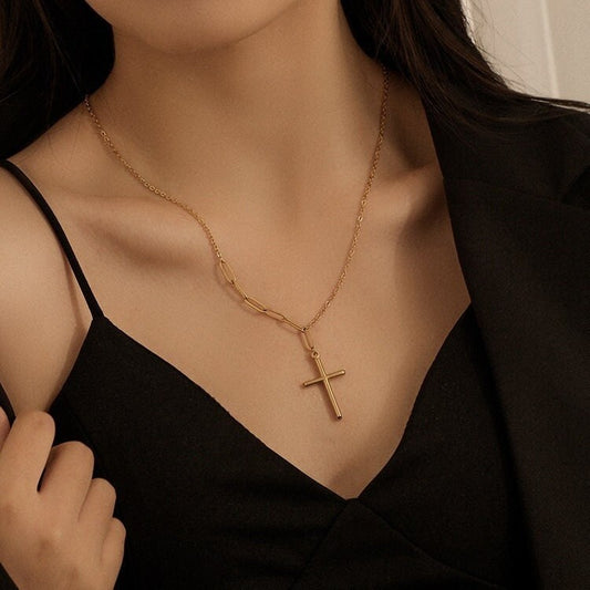 Gold Cross Necklace