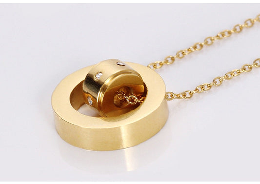 Gold Roman Numeral Necklace