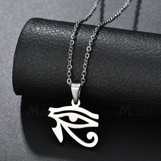 Eye of Horus Gold & Silver Necklace