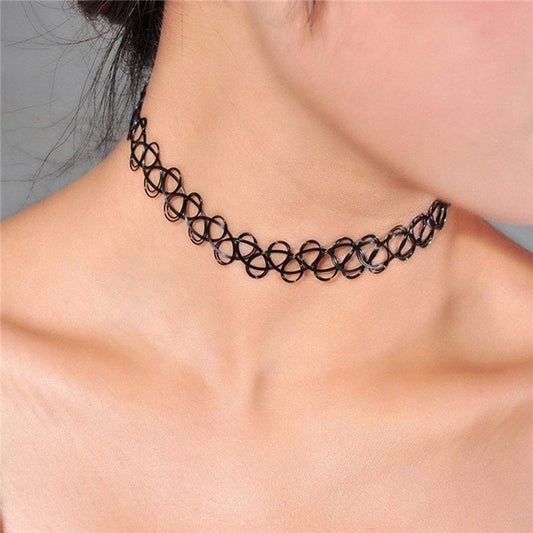 Gothic Plastic Choker Necklace