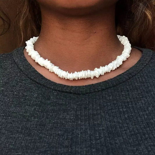 White Sea Shell Necklace